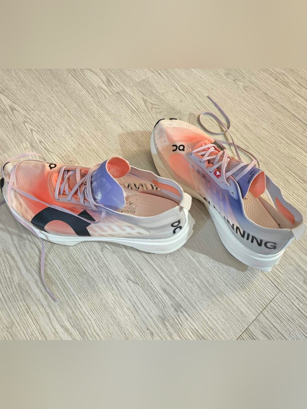 On Running Women's Cloudstratus Pink Lavender Running Shoes